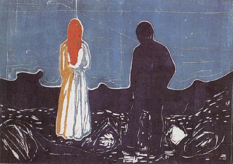 Alone, Edvard Munch